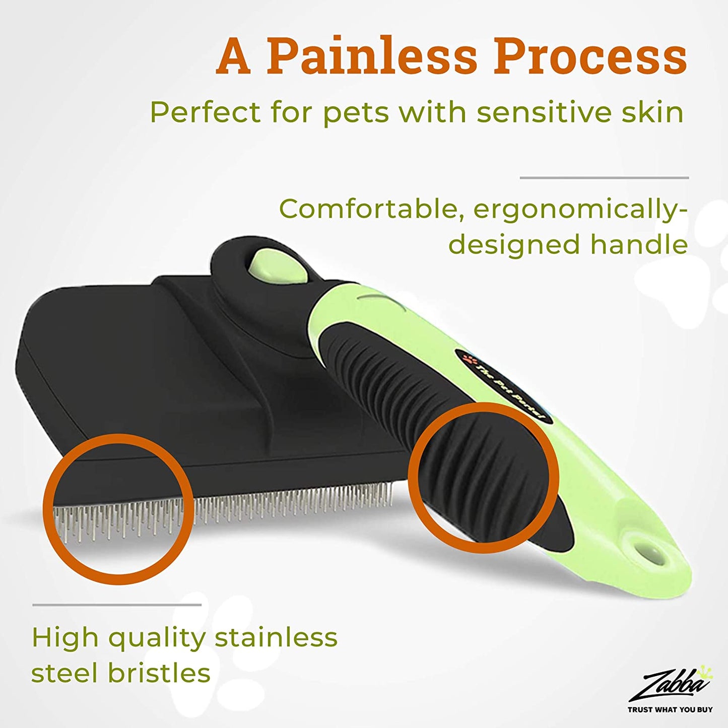 Self Cleaning Dog Brush for Shedding Slicker Brush Cat Long Haired Pet Brush Grooming Deshedding Supplies - Small Pets