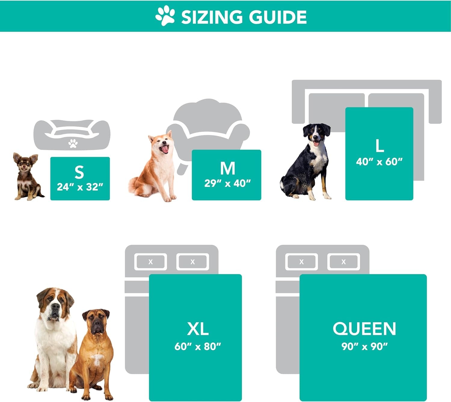 Dog Blanket for Small Medium Dogs, Pet Bed Blanket Cat Puppy Kitten, Fleece Furniture Couch Cover Protector Sofa Car, Soft Sherpa Dog Throw Plush Reversible Washable, Mini 29X40 Solid Dark Gray